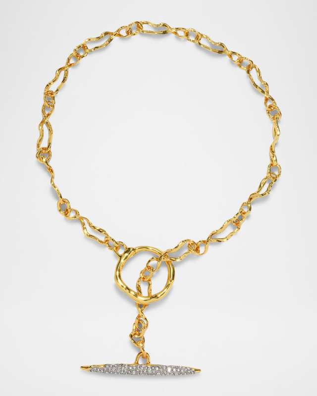 Solanales Crystal Infinity Link Necklace